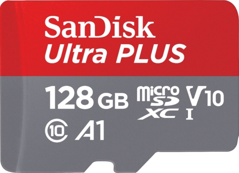 SANDISK Memoria micro SD 128 GB Sandisk classe 10 + adattatore